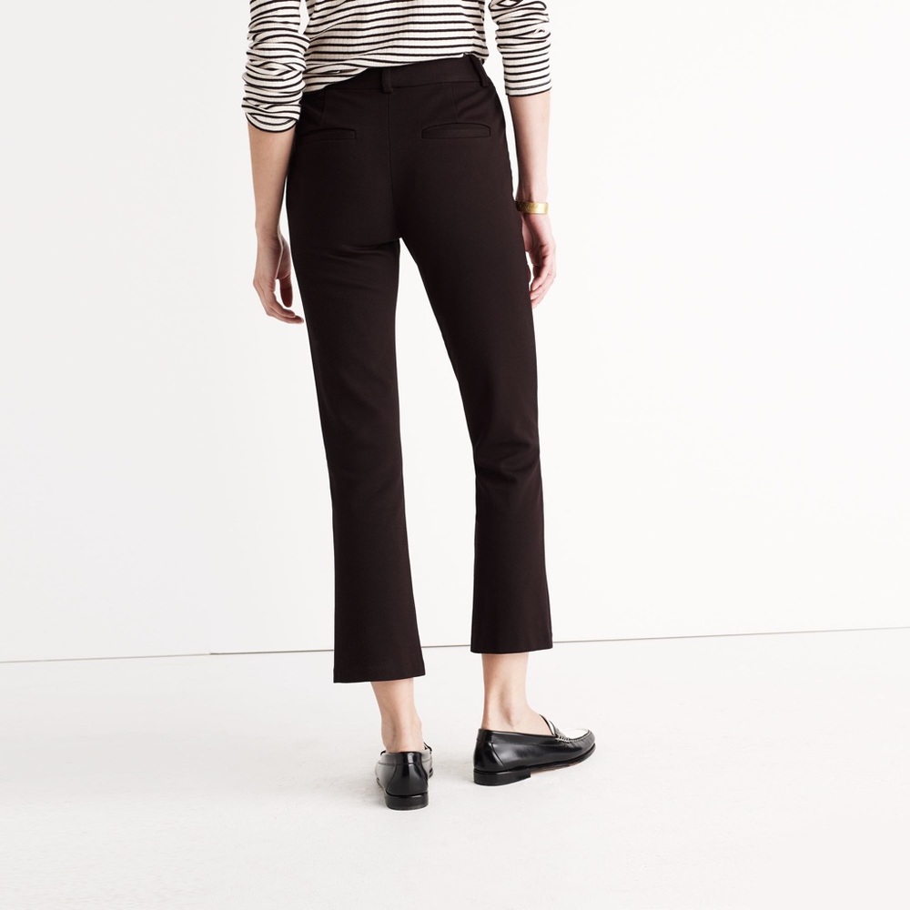 Madewell Cali black Demi- boot crop pant
